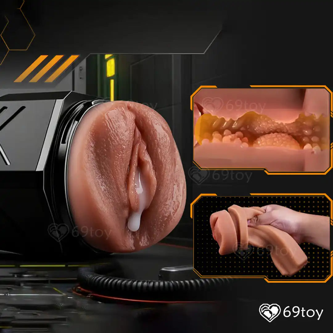 Jaguar Edition Suction Vibe Realistic Masturbator
