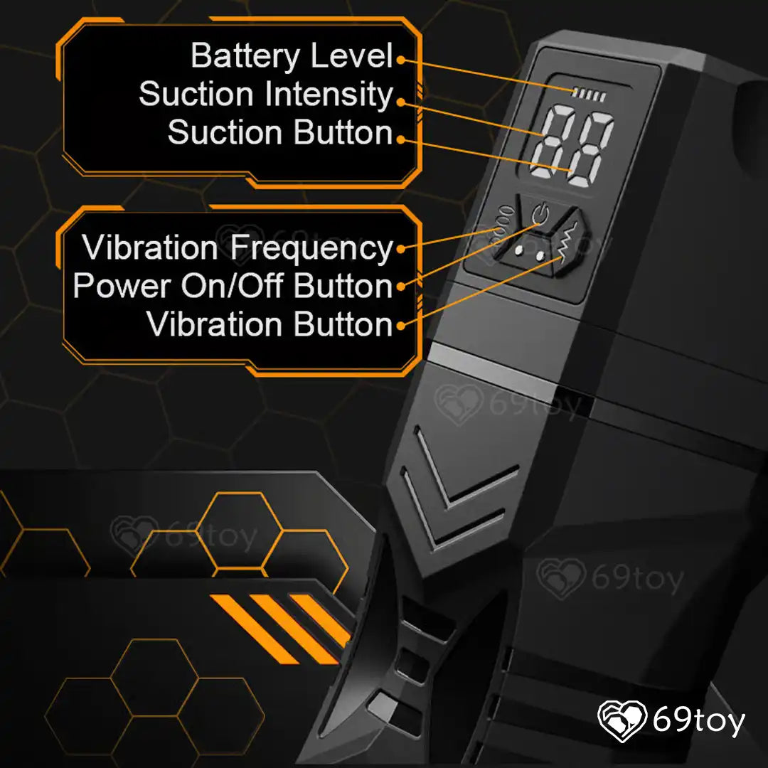 Jaguar Edition Suction Vibe Realistic Masturbator