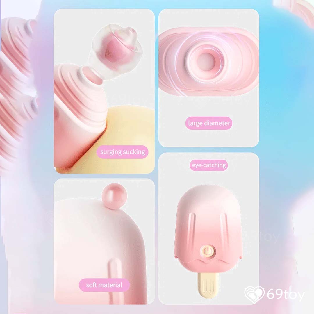 Melt‑Kiss Suction Vibrator
