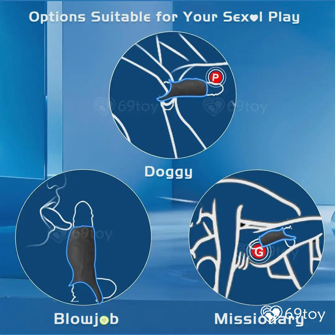 Amory Vibrating Penis Sleeve Cock Ring