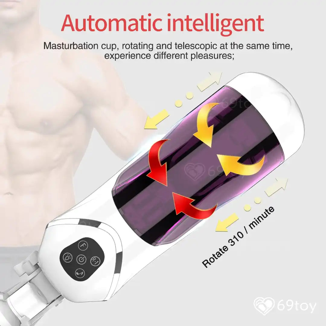 Piston Telescopic Rotation Automatic Masturbator