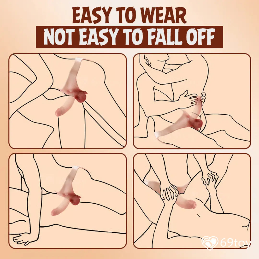 Astronut+ Realistic Hollow Strap-on Dildo with Wearable Harness Panties