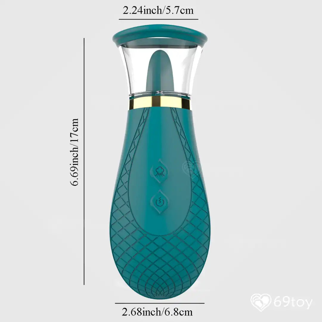 Honey Tongue Licking Suction Vibrator