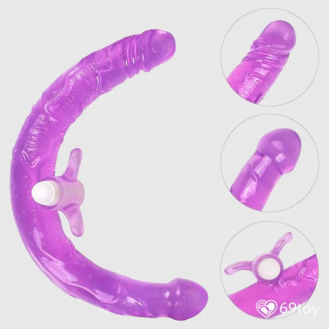 14" Dual Head Dildo with Vibrator