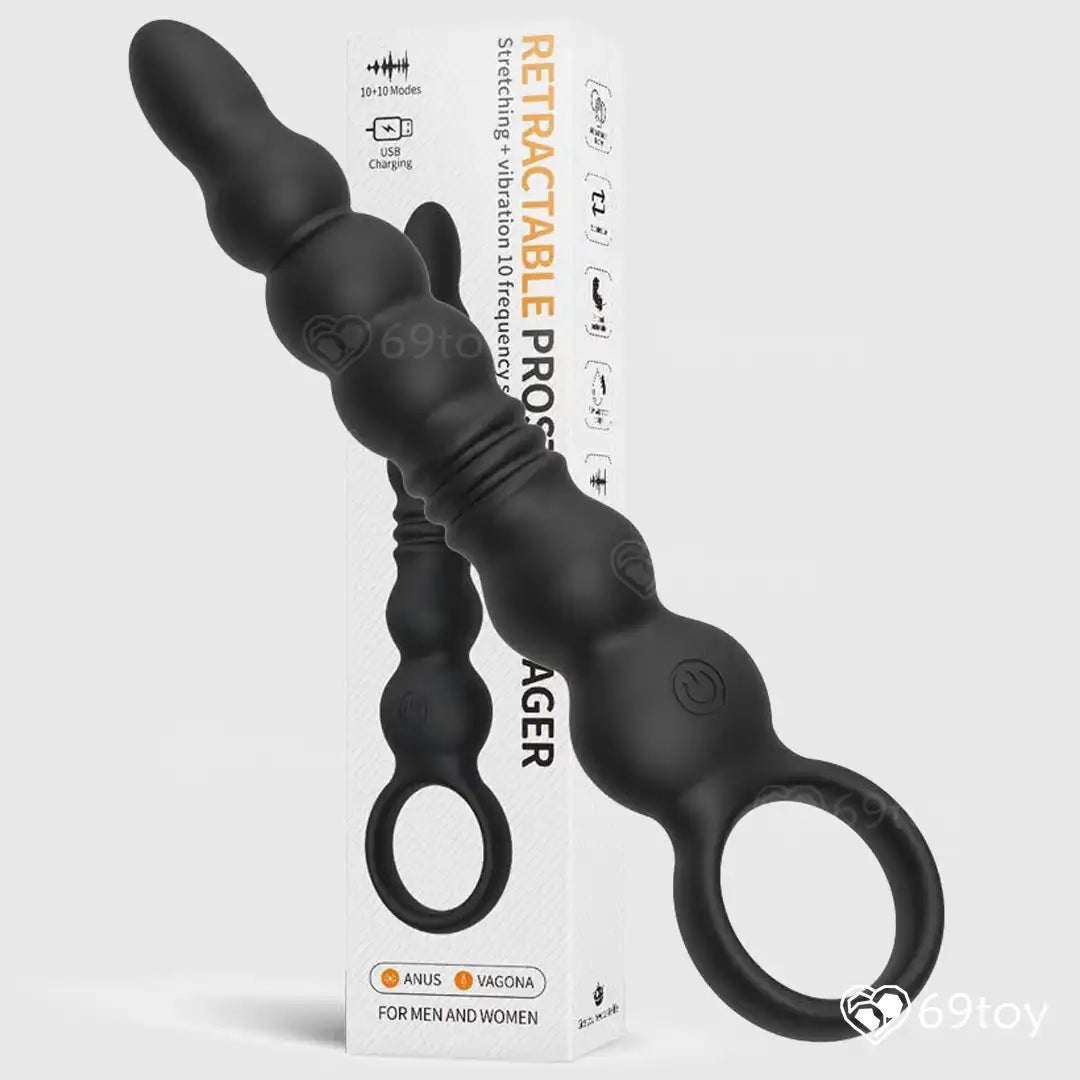 Lovix Thrusting Vibrating Unisex Beads Massager