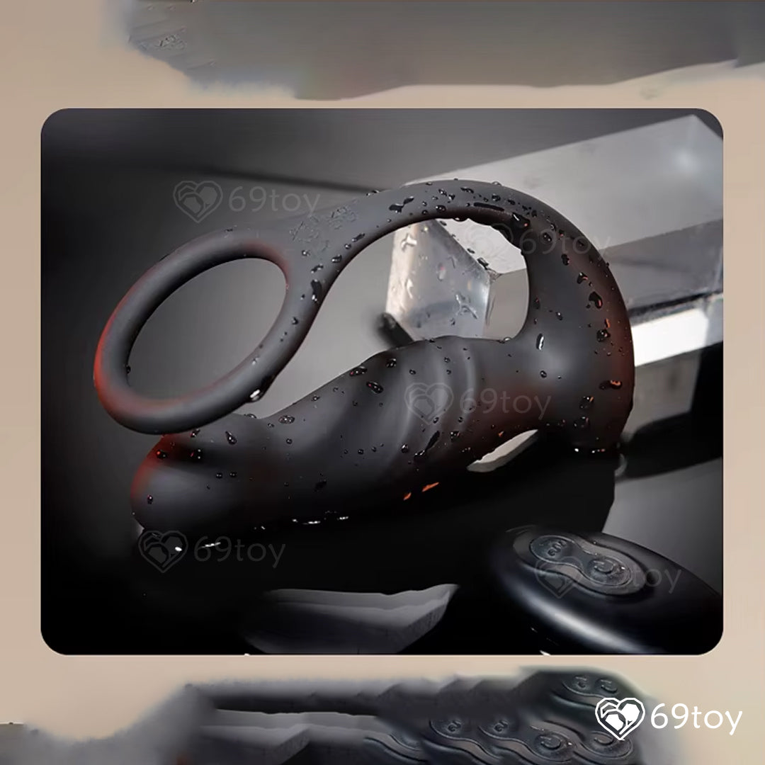 Rebel Pull Vibrating Prostate Massager With Cock Ring