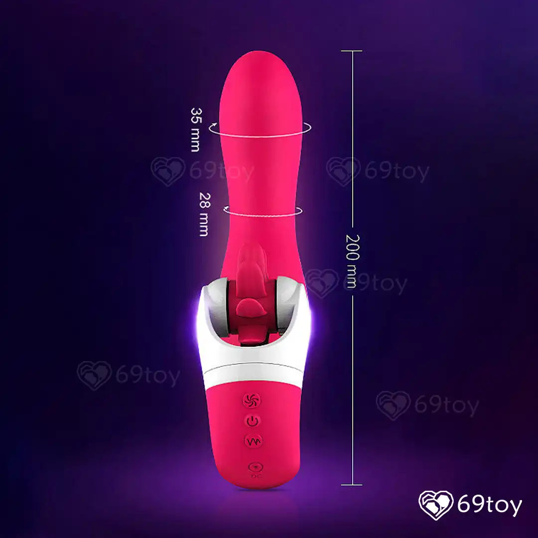 Aura Rolling Tongue Heated G-Spot Vibrator