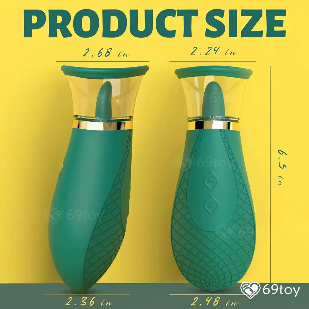 Honey Tongue Licking Suction Vibrator