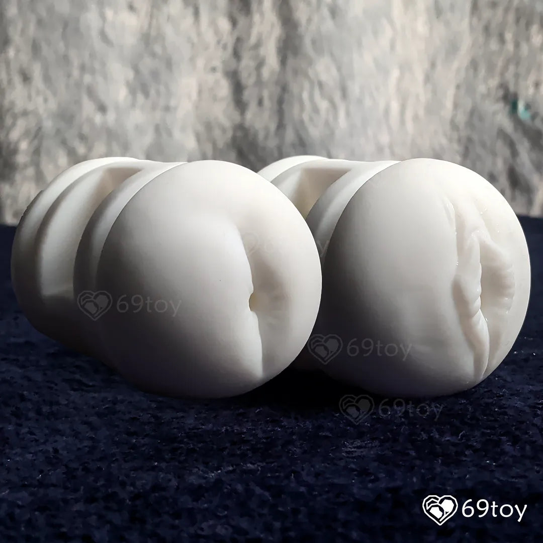 Mini Egg Aircraft Dual Hole Vagina & Anal Masturbator