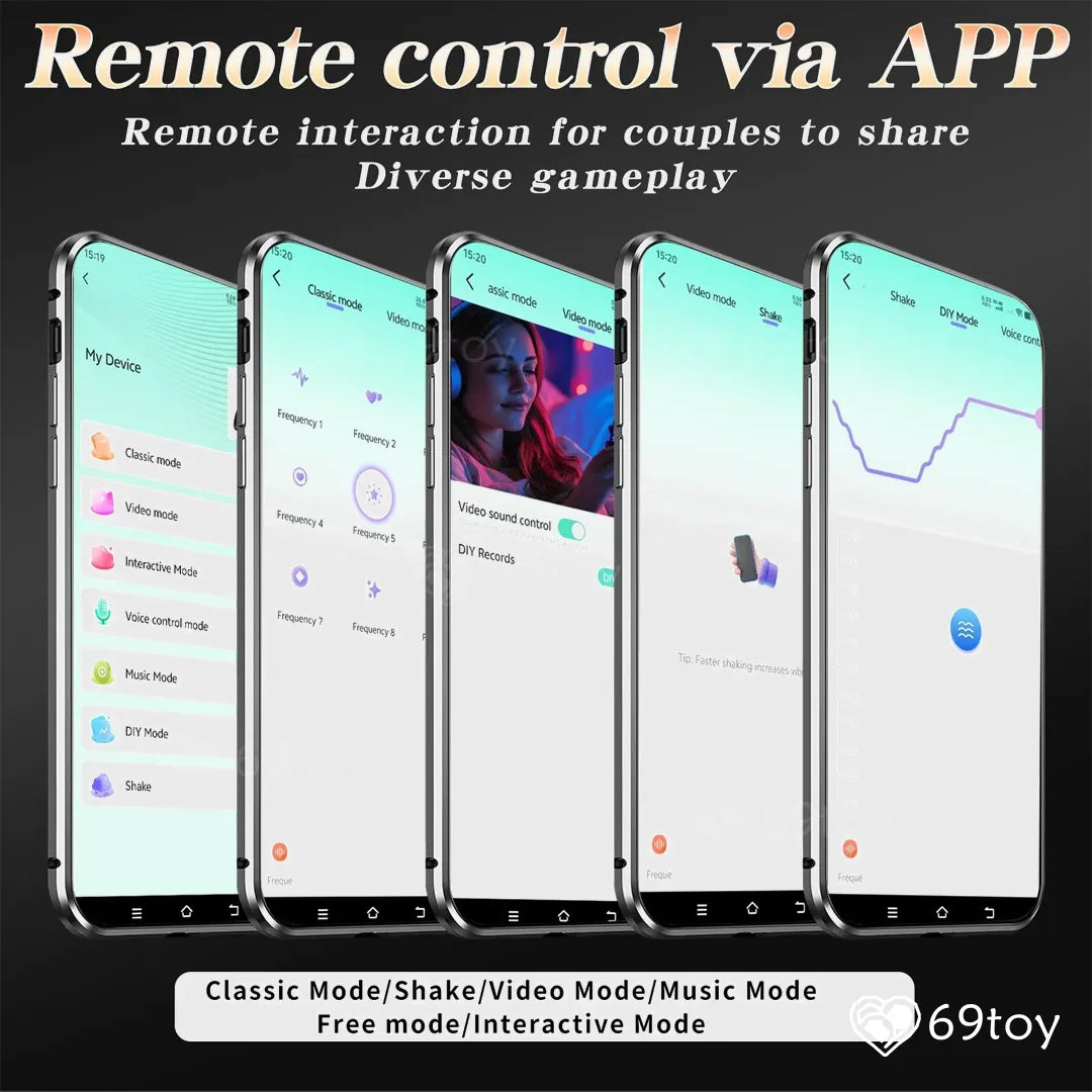 Noir+ Smart App Control Penis Extension Sleeve Ring