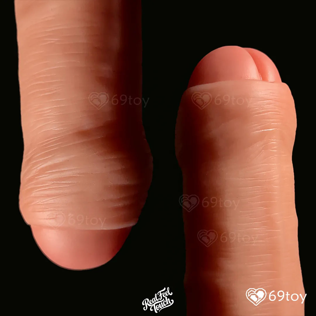 8" Uncut Realistic Silicone Dildo with Suction Cup