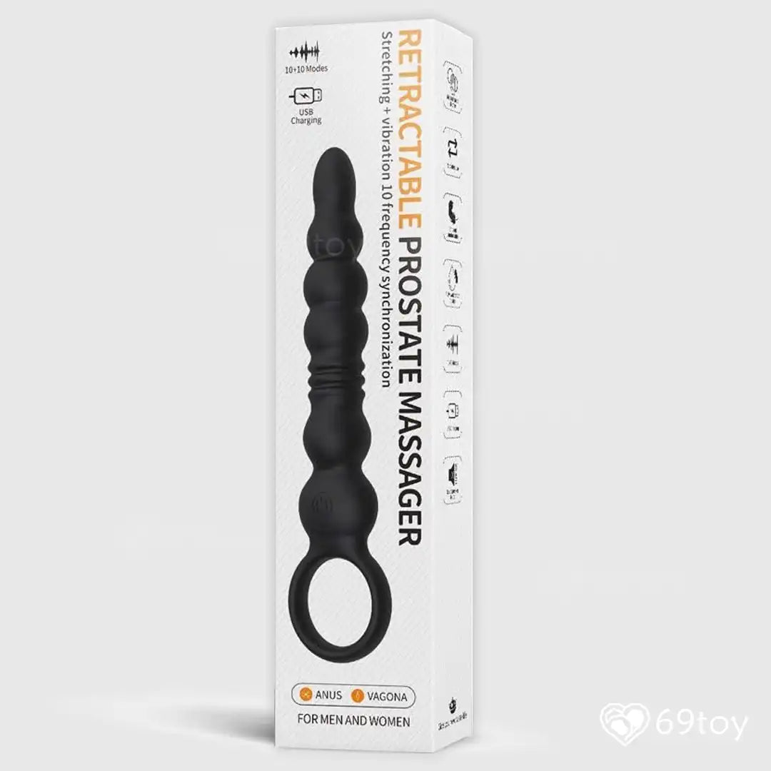 Lovix Thrusting Vibrating Unisex Beads Massager