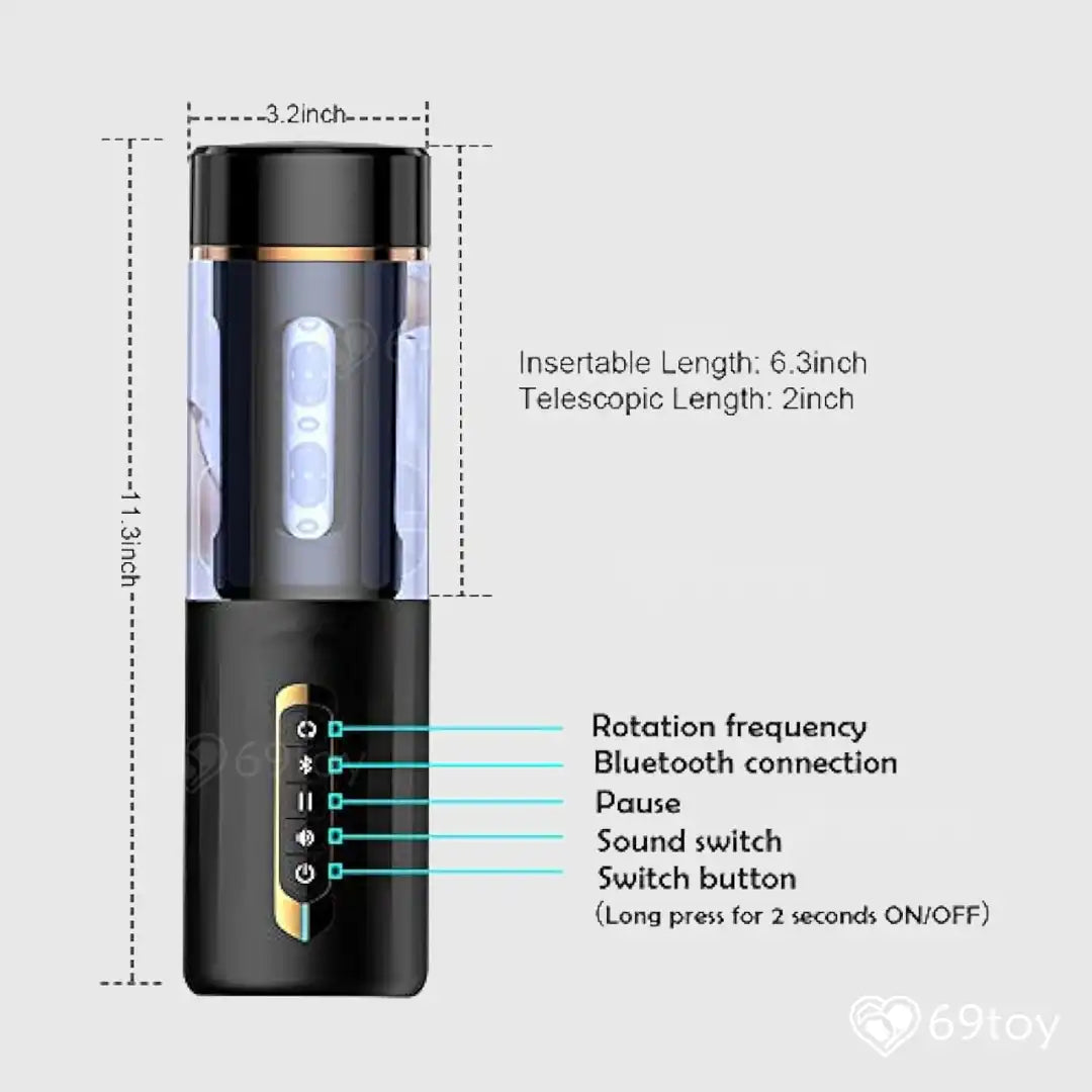 Wolf Warrior Thrusting Automatic Masturbator Cup
