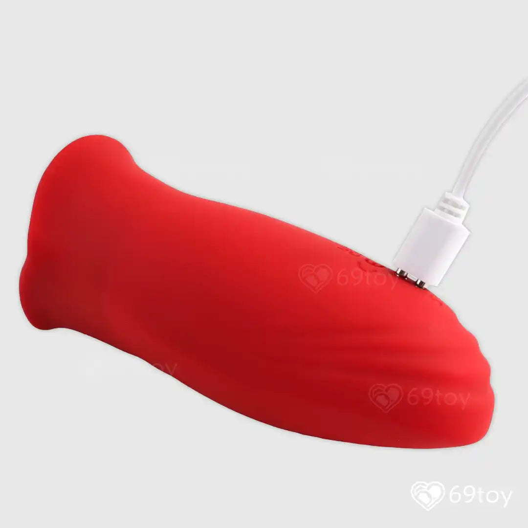 Wet Kiss Realistic Mouthbite Tongue Lick Sucking Vibrator
