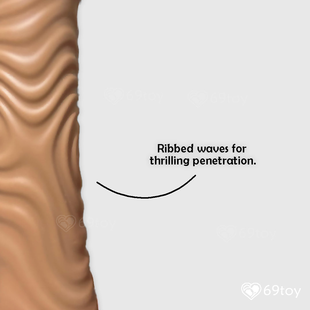8" Velvet Brown Silicone Dildo (Beginner)