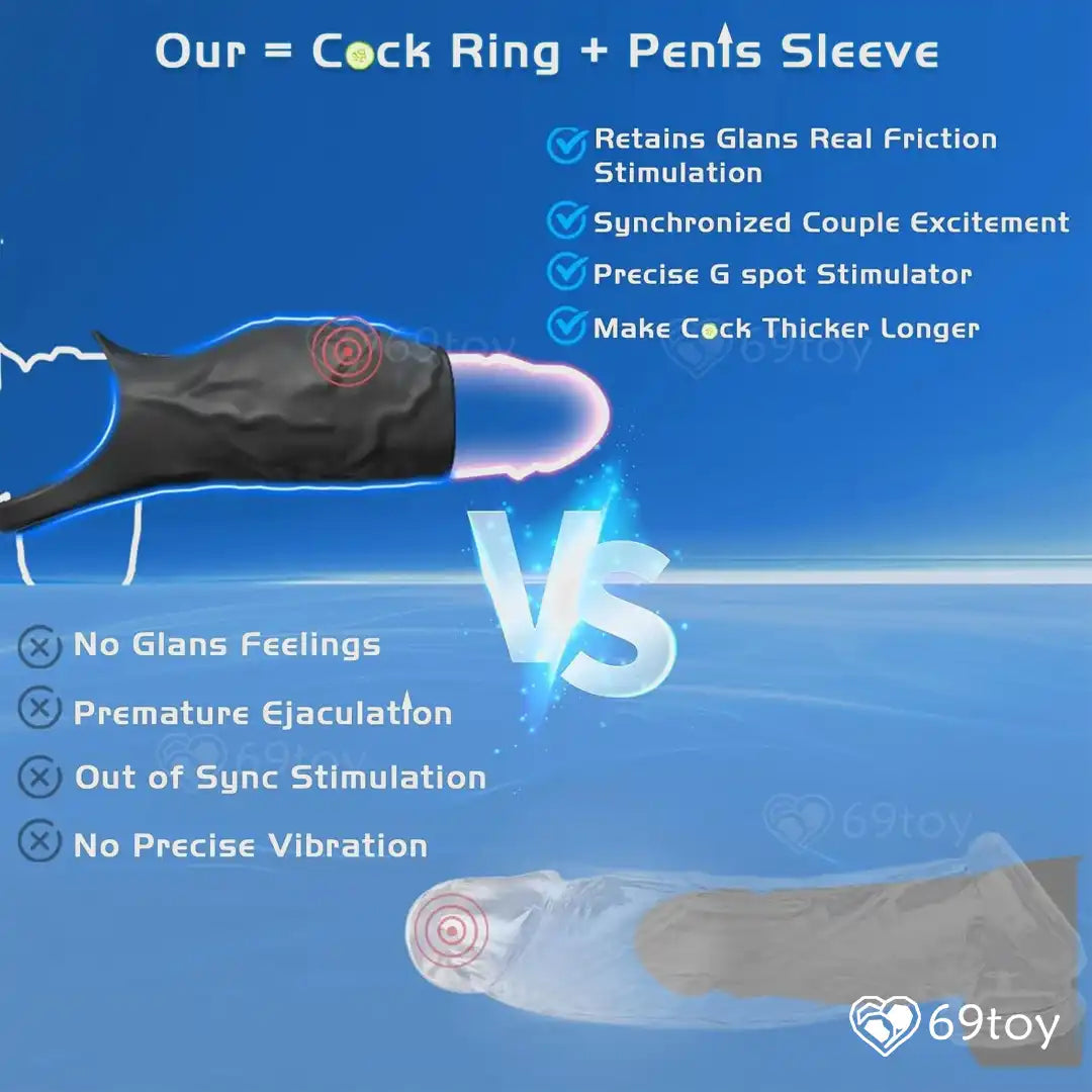 Amory Vibrating Penis Sleeve Cock Ring